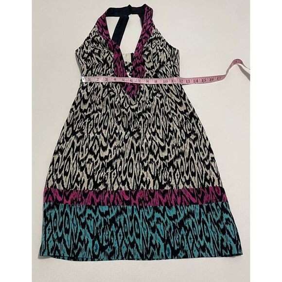 Nanette Lenore Silk Printed Mini Dress White 0‎ - Picture 11 of 16